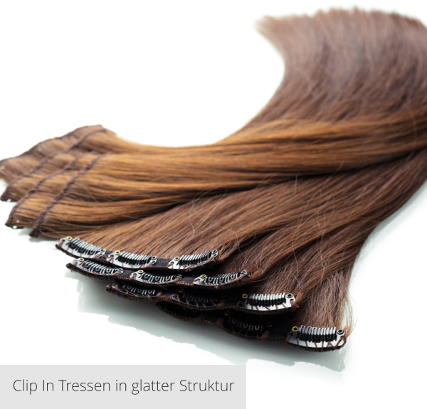 Clip In Haarteile - einfarbig